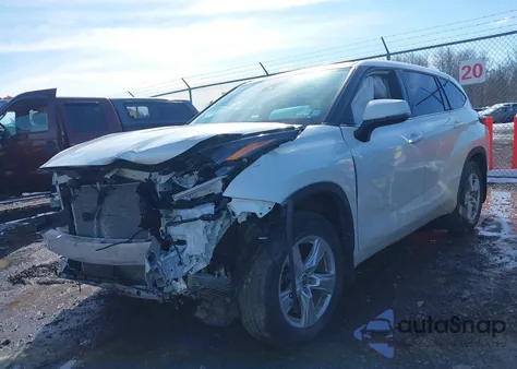 2021 Toyota Highlander L из США, поврежденный, VIN 5TDCZRBH0MS134102